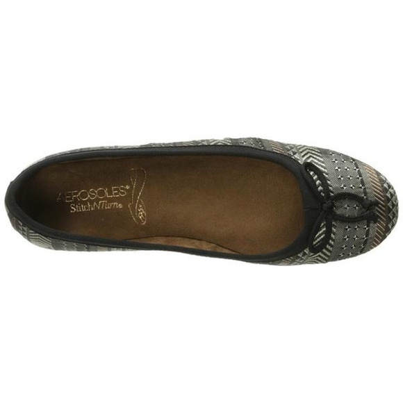 Aerosoles Teashop Ballet Flat, Black Tan US 5.5 - Picture 2 of 4